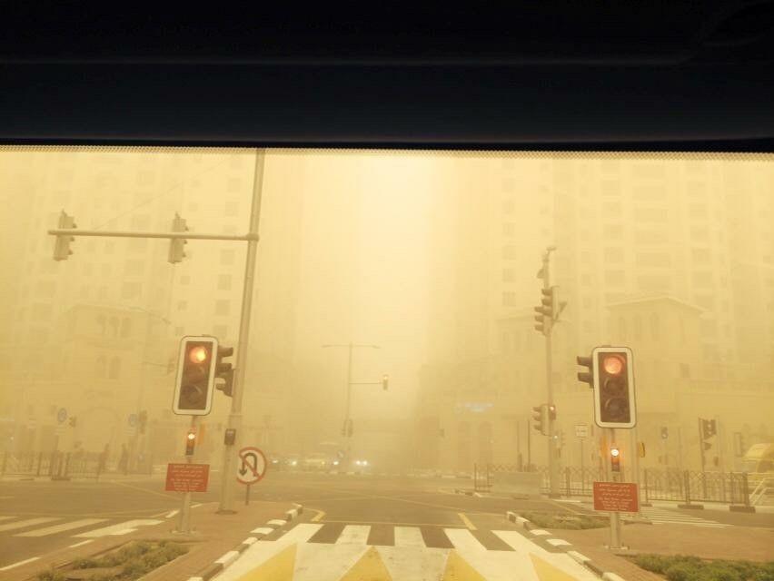 Shocking Pictures Of Dubai Sandstorm Masala