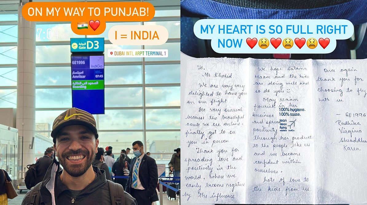 Khalid Al Ameri Is Heading To INDIA Shares Letter Of Thanks From