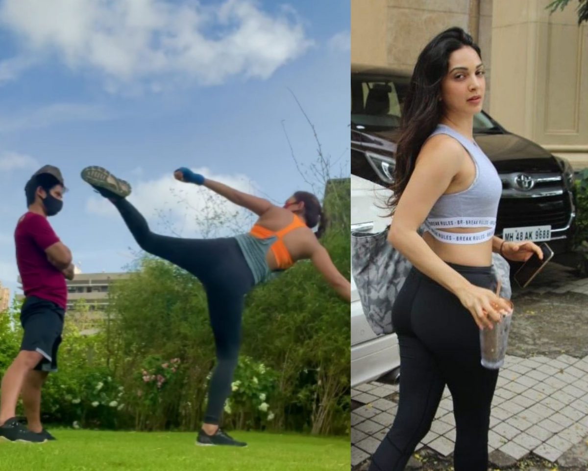 Kiara Advani in sports bra and yoga pants makes comfy athleisure look sexy.  See pics - India Today