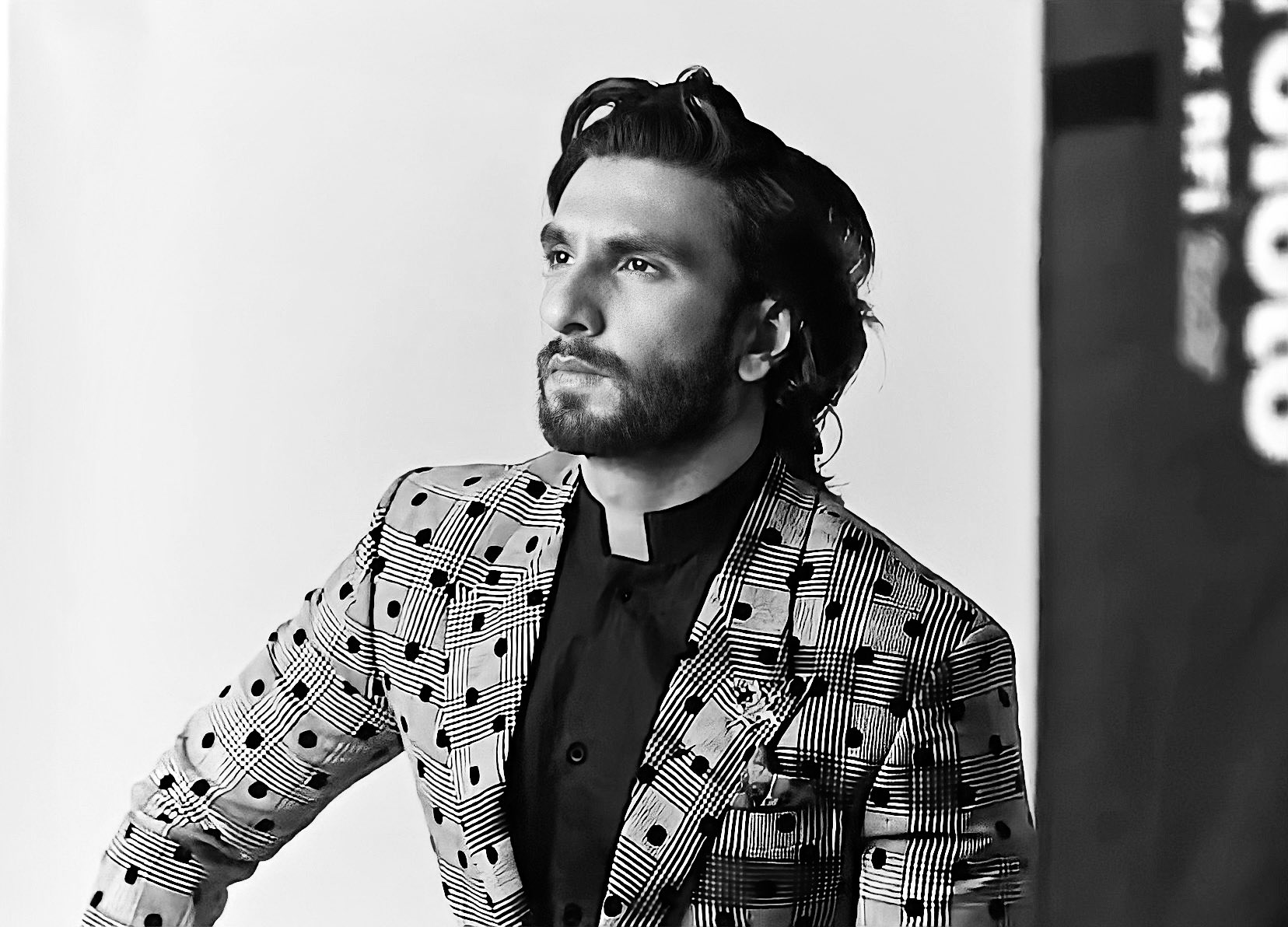 Ranveer In Monochrome Photoshoot