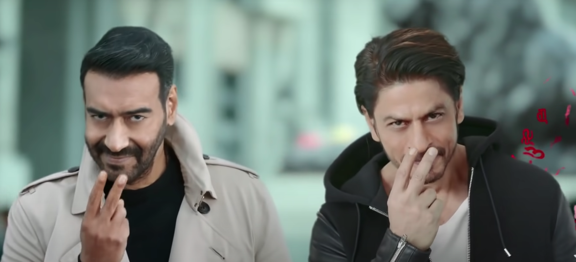 WATCH: Shah Rukh Khan and Ajay Devgn come together for Vimal ad | Masala