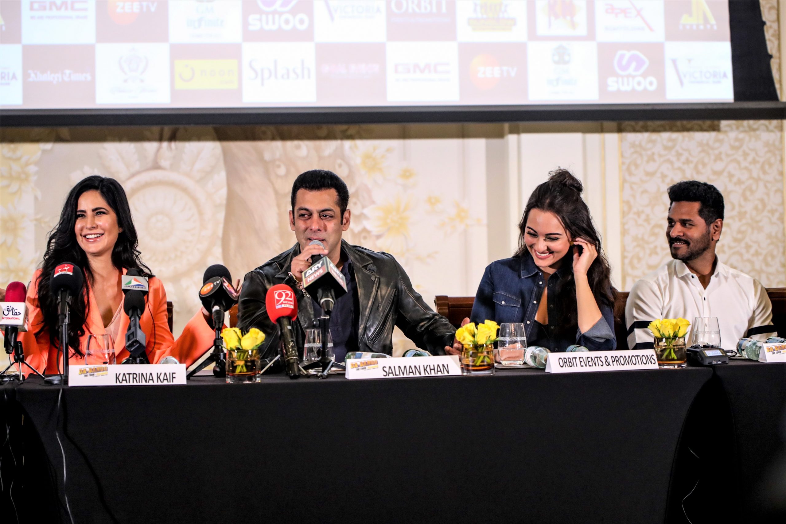 Dabangg The Tour Salman Khan Katrina Kaif And More Arrive In Dubai For The Reloaded Tour