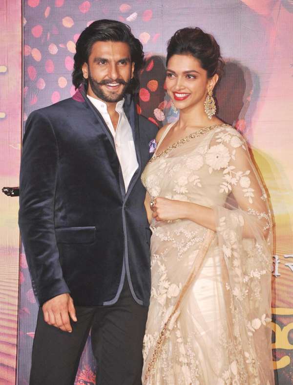 Deepika Padukone and Ranveer Singh spotted at a party holding hands