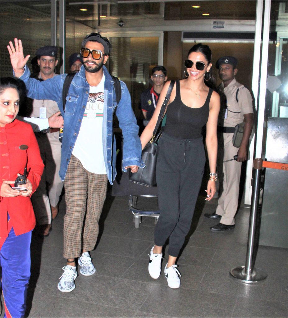 Airport Diaries: Deepika Padukone-Ranveer Singh Arrive From Sri Lanka ...