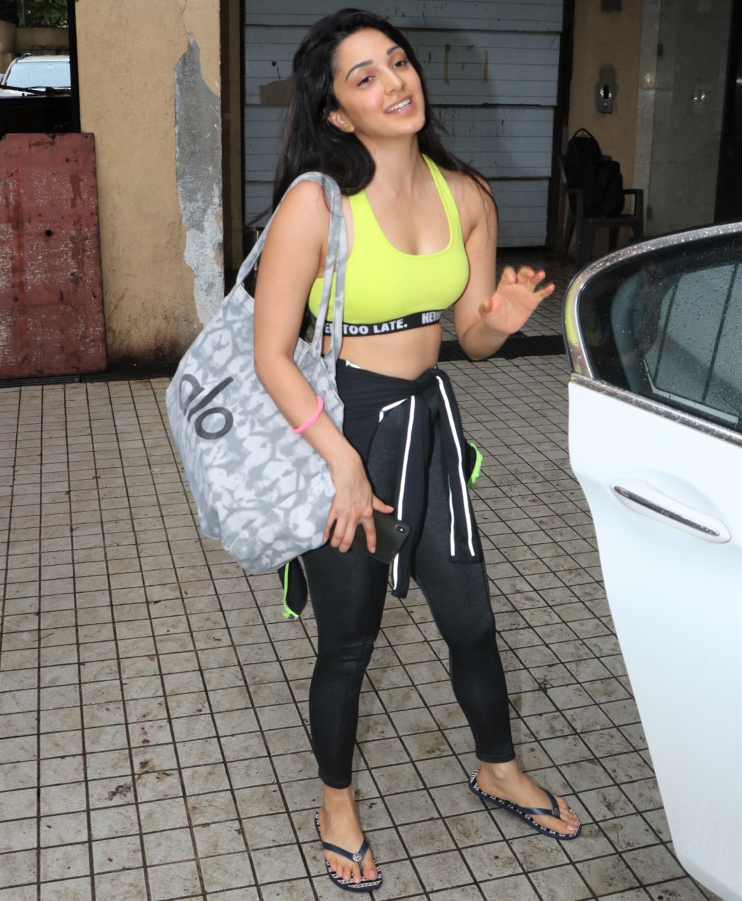 Kiara Advani Opts For Neons On Her Way to a Martial Arts Class - Masala