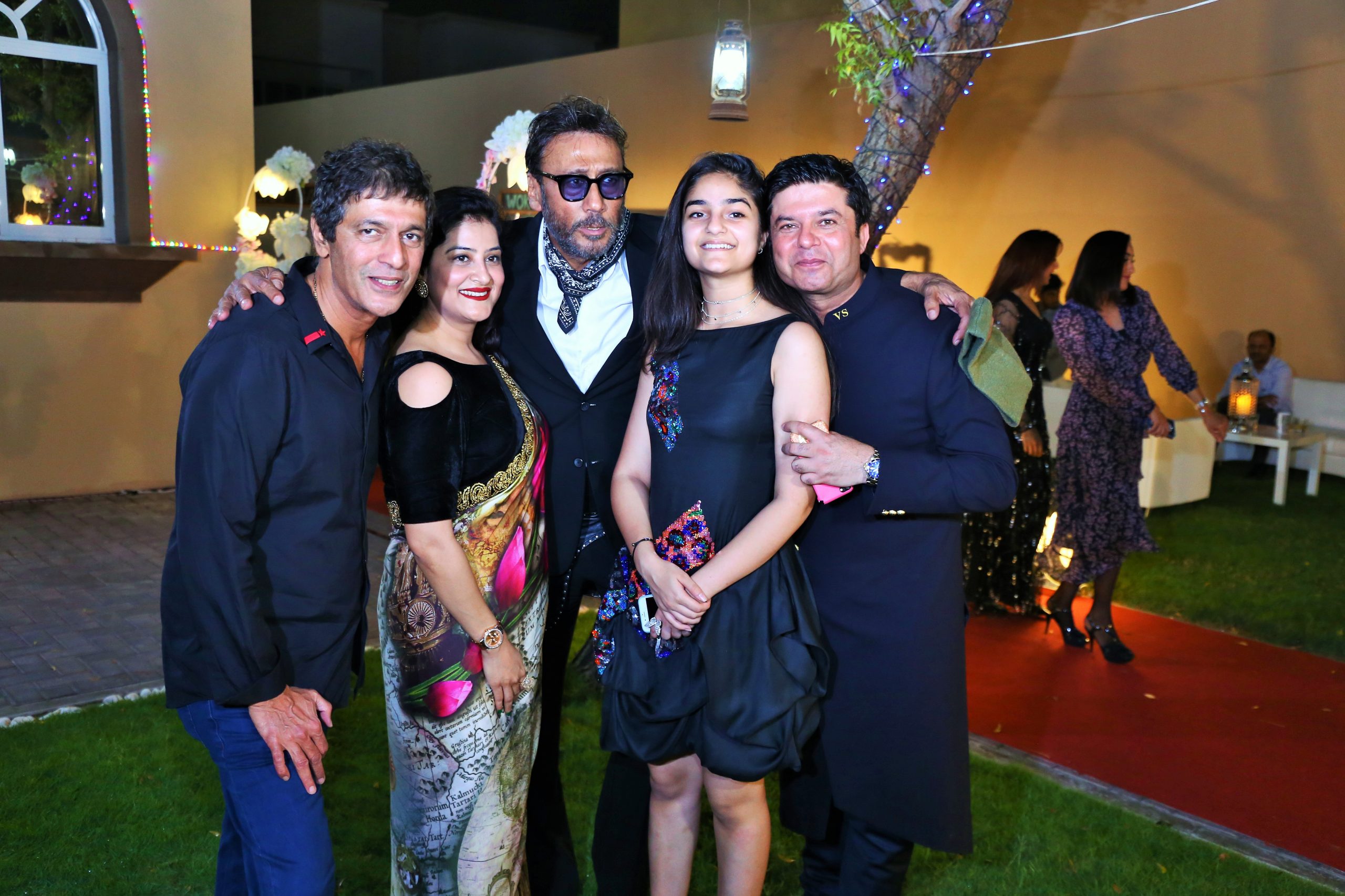 Snapped! Jackie Shroff and Chunky Pandey at a Private Party in Dubai ...