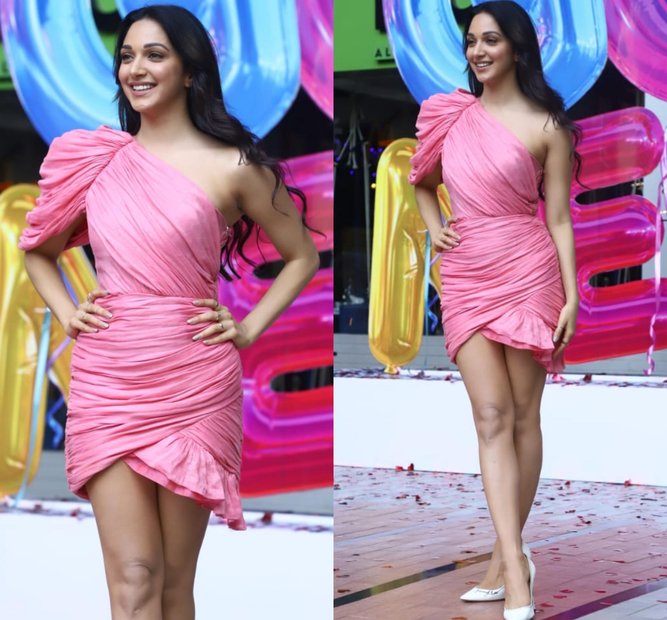 Kiara Advani Brings Out Her Inner Barbie as She Walks The Runway in Hot Pink  Bralette And High-Slit Lehenga- See Viral Video