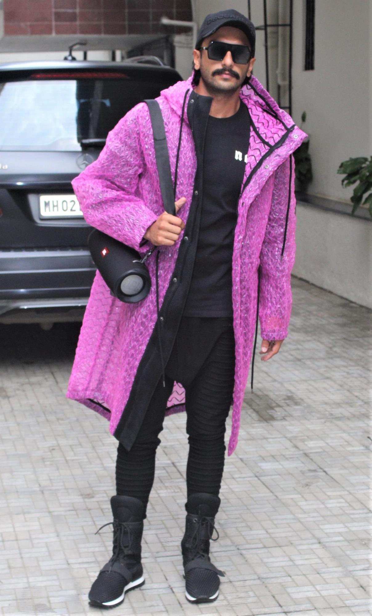 Photos: Looking like a bomb; Ranveer Singh flaunts his purple