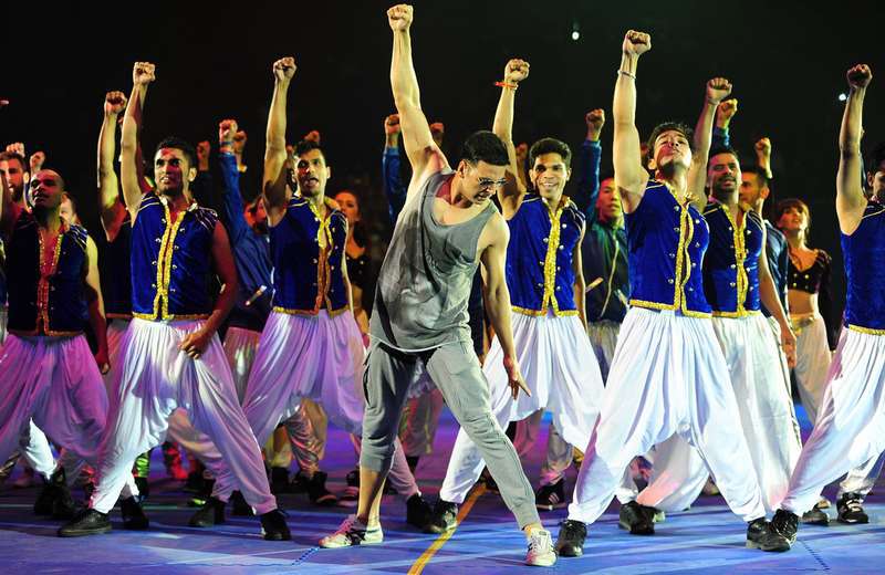 Akshay Kumar and Yo Yo Honey Singh at the World Kabbadi League Launch