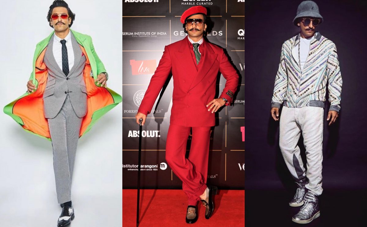 The Week That Saw Ranveer Singh In Three Quirky Looks - Masala