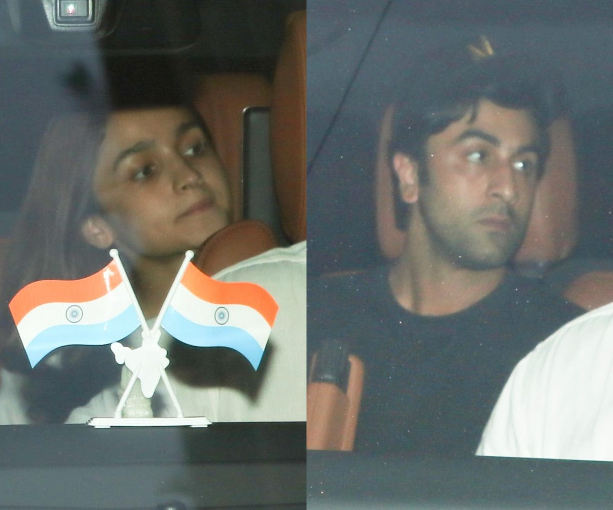 Ranbir Kapoor and Alia Bhatt visit old Dharma office in Bandra