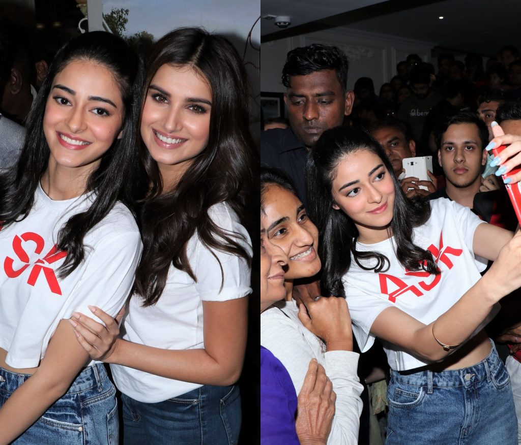 Ananya Panday and Tara Sutaria Get Swarmed With Fans During SOTY 2 ...