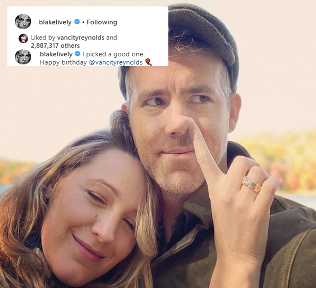 Blake Lively Wished Ryan Reynolds On His Birthday In A Humorous Way Masala 
