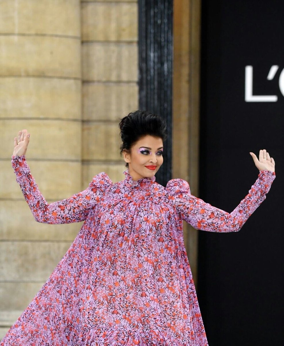 Aishwarya Rai Bachchan walks the ramp at Paris Fashion Week Masala