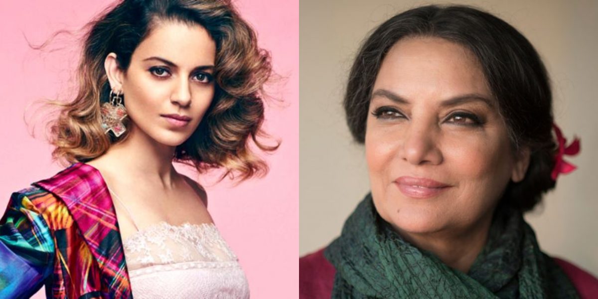 Here’s What You Need To Know About The Kangana Ranaut vs Shabana Azmi ...