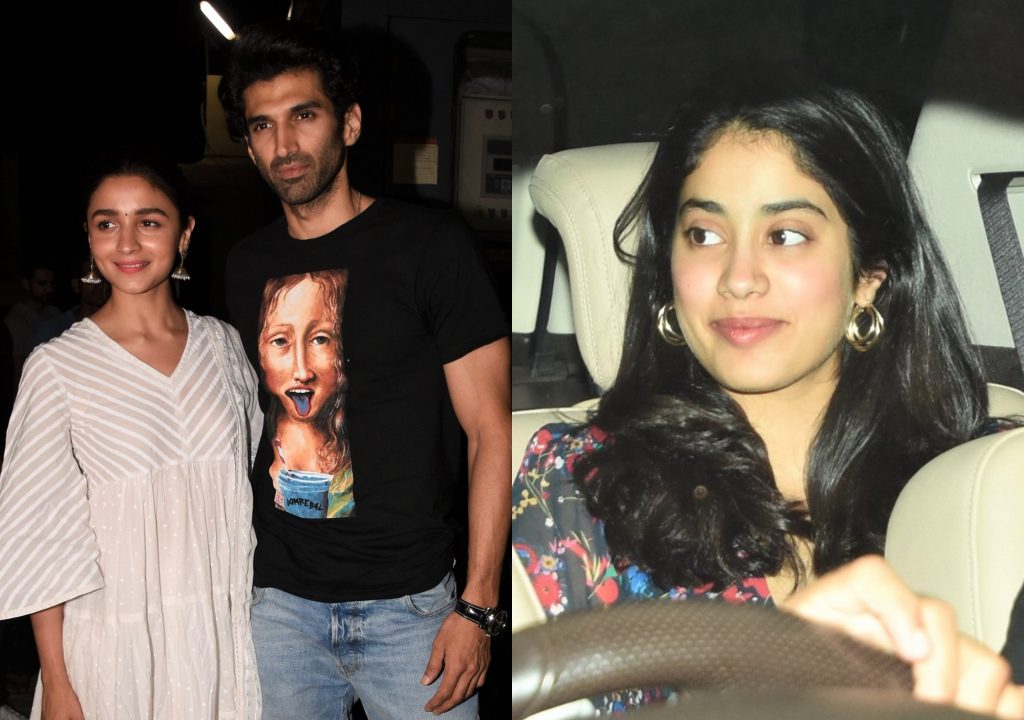 Alia Bhatt, Aditya Roy Kapoor, Janhvi Kapoor: B-Town Stars Attend ...