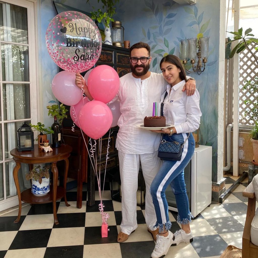 Sara Ali Khan Wishes Father Saif Ali Khan On His Birthday With A New ...