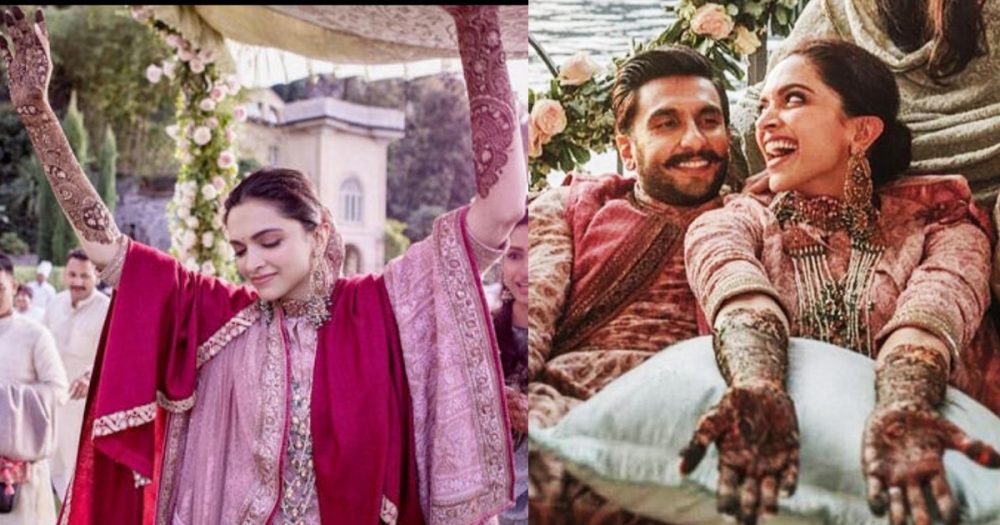 Ranveer Singh puts Deepika Padukone's initials on his palms with ...