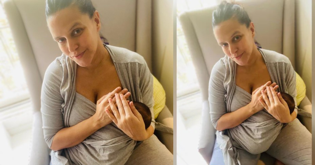 1200px x 630px - Neha Dhupia is a proud mama as she feeds her newborn in new photo to  normalise breastfeeding - Masala