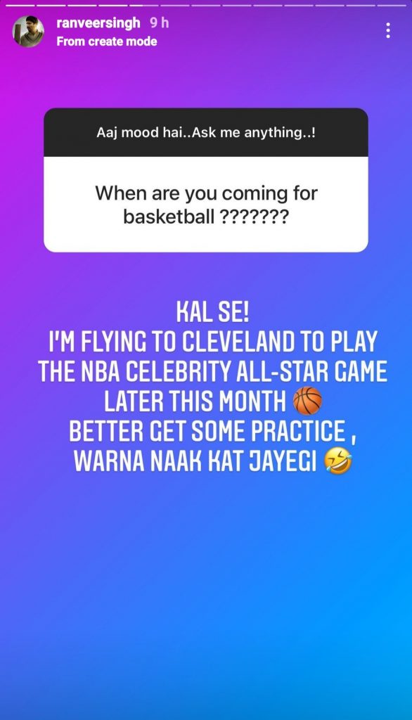 Watch: Fans go crazy for Ranveer Singh at NBA All-Star Celebrity