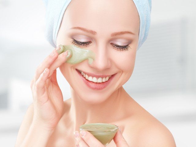 cooling face mask for summer at home