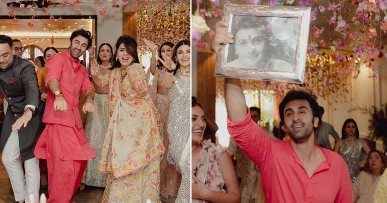 How Ranbir Kapoor Remembered Father Rishi Kapoor At Mehndi