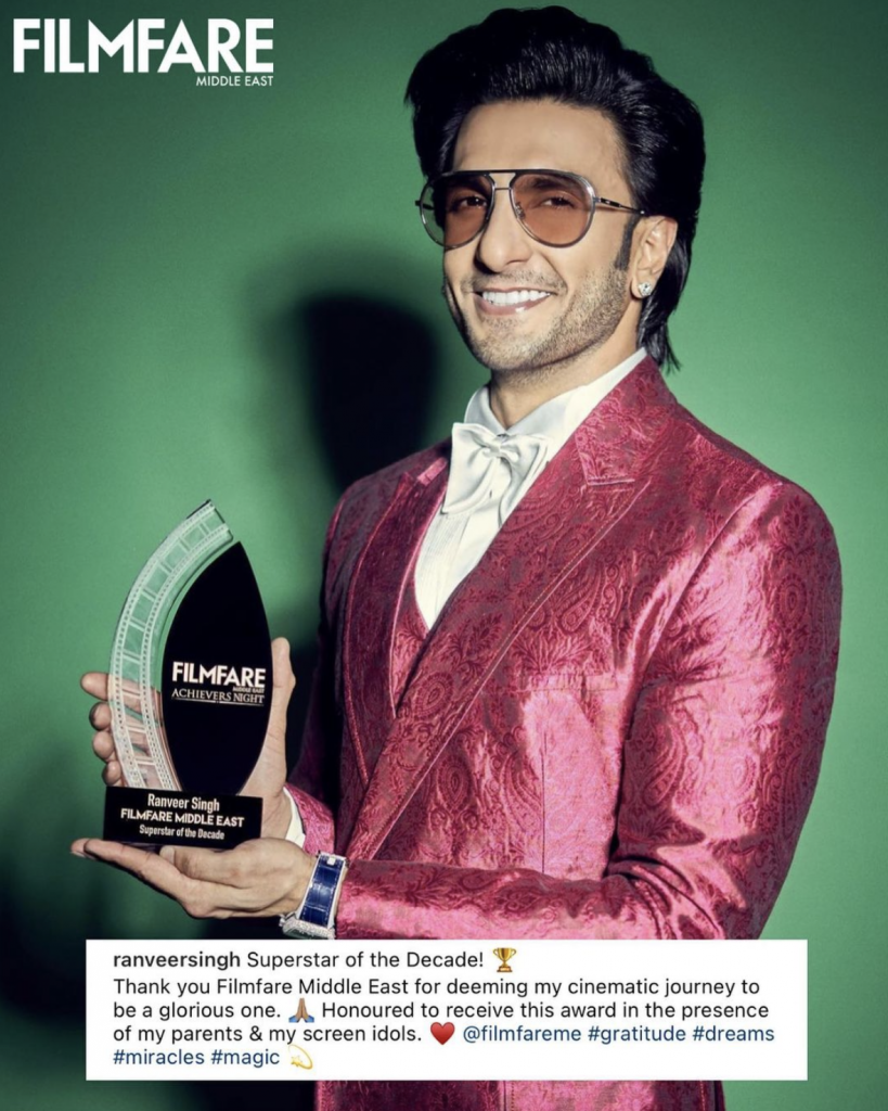 Filmfare Middle East - We are totally in love with @RanveerSingh's