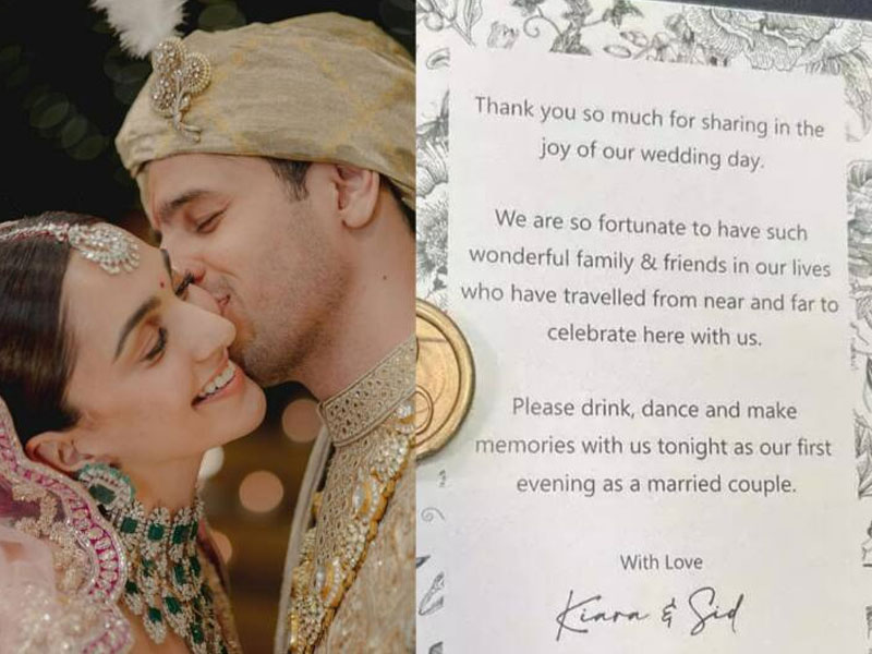 The estimated cost of Sidharth and Kiara's wedding will shock you