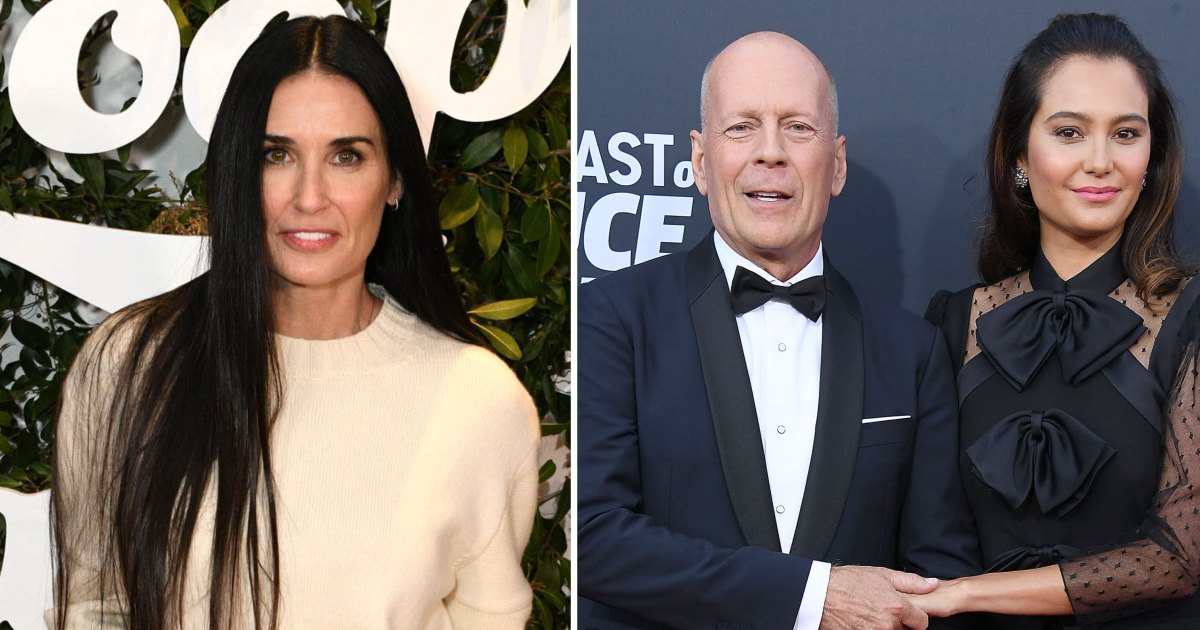 Bruce Willis' wife has to say this on Demi Moore moving in