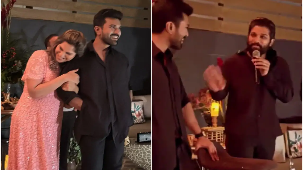 Pictures: Ram Charan And Upasana's Baby Shower Party With Allu Arjun ...