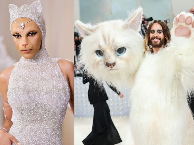 Met Gala 2023: Jared Leto Dresses as Karl Lagerfeld's Cat