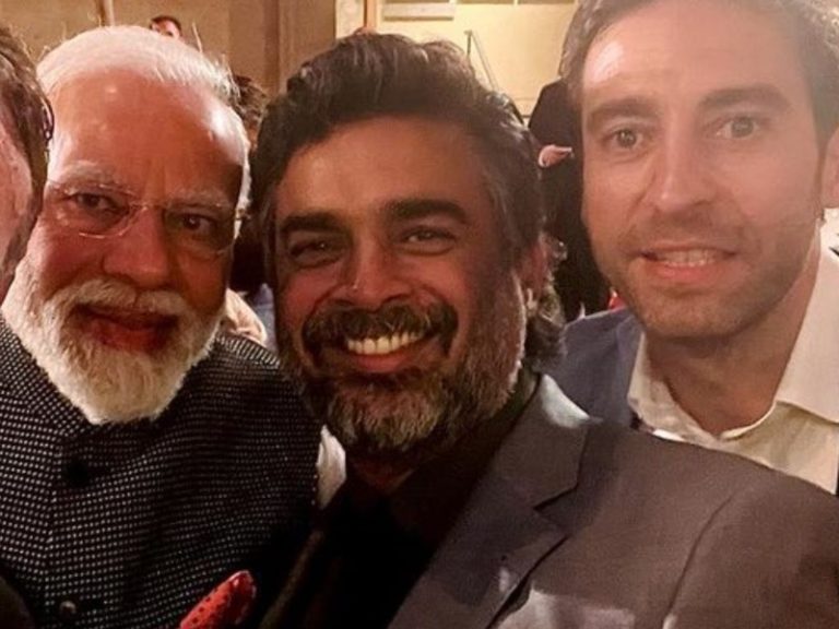 Madhavan Poses With Indian Pm Modi But You Wouldn T Believe Who Is Taking The Picture Masala