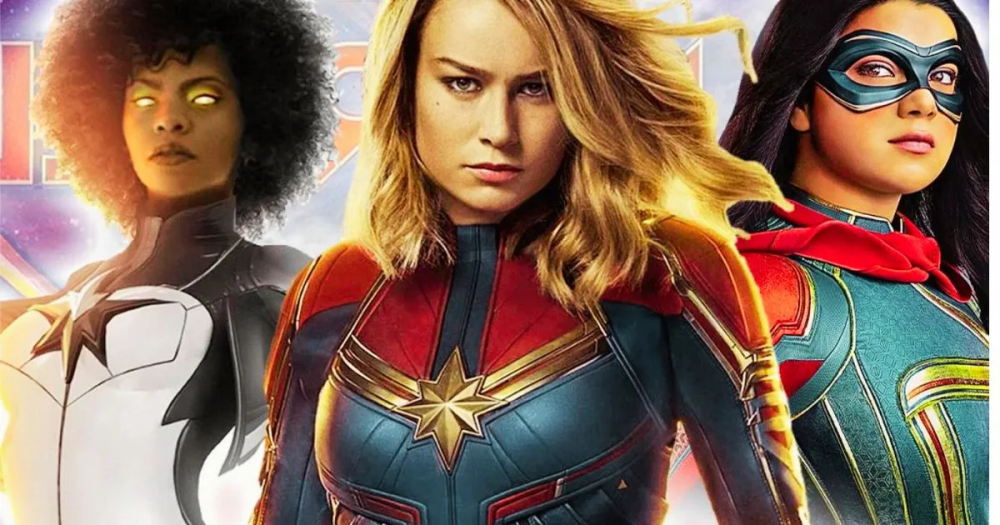 The Marvels trailer: Captain Marvel joins 2 Marvel superhero sisters to ...