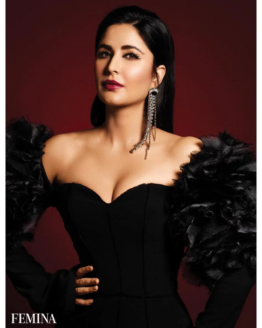 Katrina Kaif serves a perfect cocktail party look in sheer black