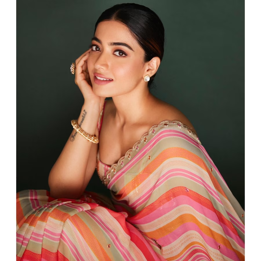 Rashmika Mandanna Best Saree Looks