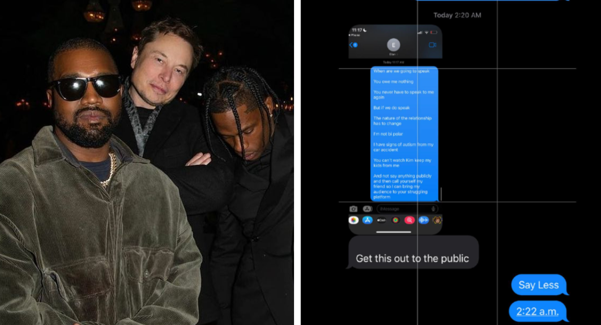 Kanye West Told Elon Musk That Car Crash Gave Him 'Signs of Autism' in  Leaked Messages