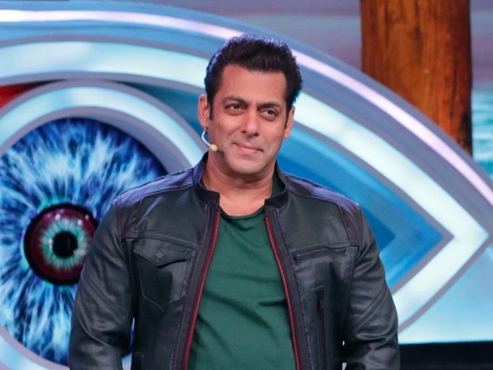 Salman Khan sports a bright red jacket as he shoots for Bigg Boss 17; see  pics - Times of India