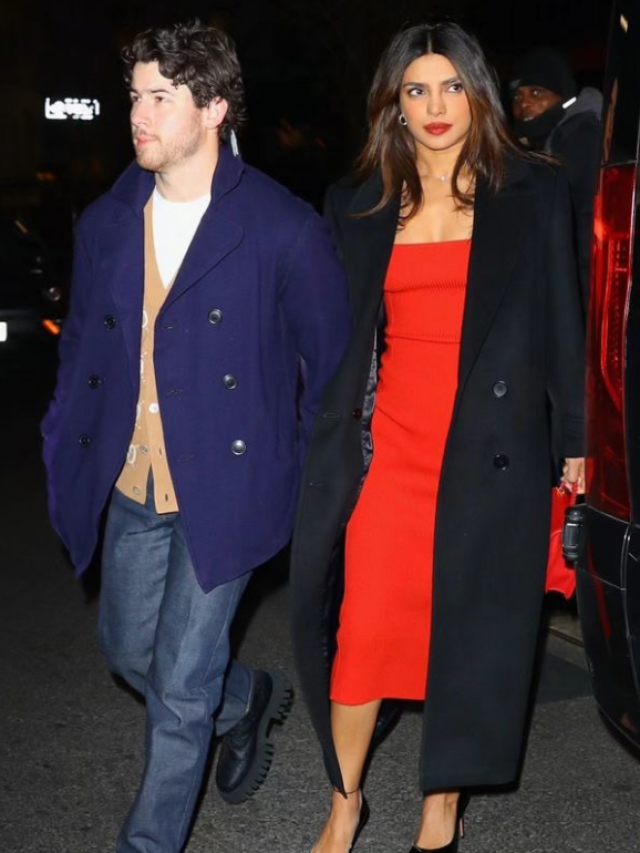 Priyanka Chopra and Nick Jonas look blissful as they step out on 5th ...