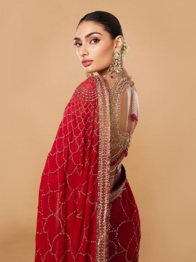Stunning! Athiya looks breathtaking as a bride - Rediff.com