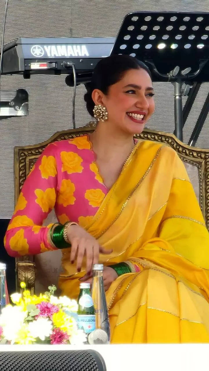 Get the look! Here's how much Mahira Khan's Masaba saree costs - Masala