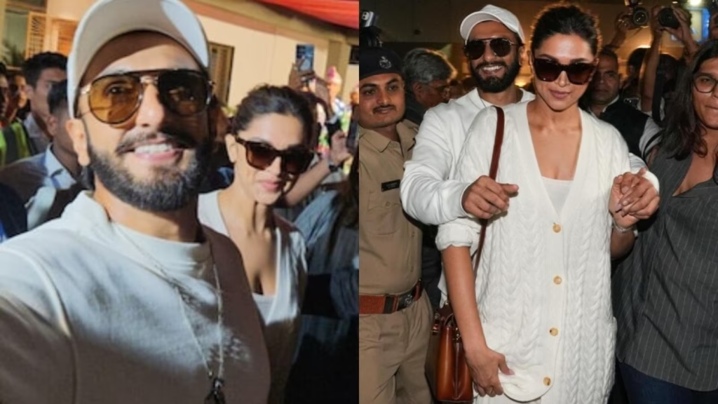 WATCH: Ranveer Singh shields Deepika Padukone in 1st appearance post-pregnancy announcement