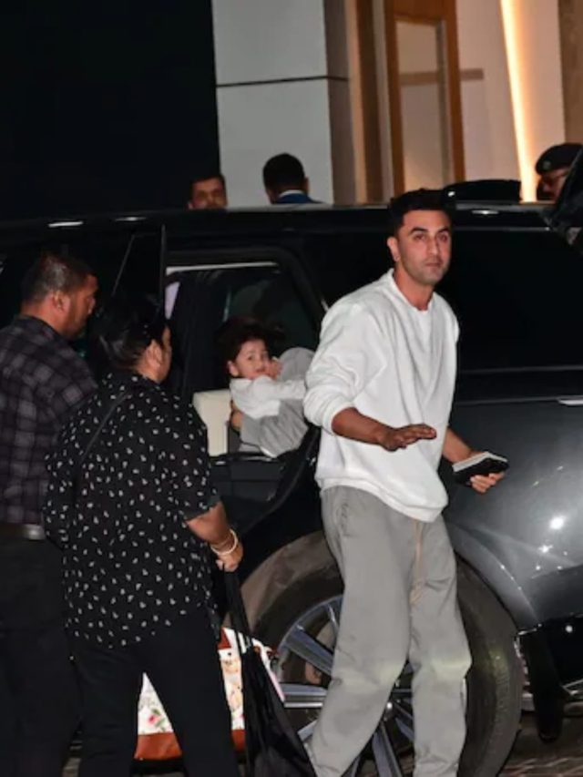 Alia Bhatt And Ranbir Kapoor The Couple Was Seen Leaving With Raha Kapoor Get Details Inside