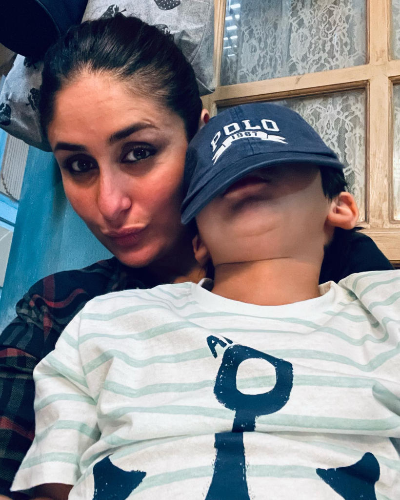 Fans BEWILDERED as Kareena Kapoor shares 2 different stories behind son ...