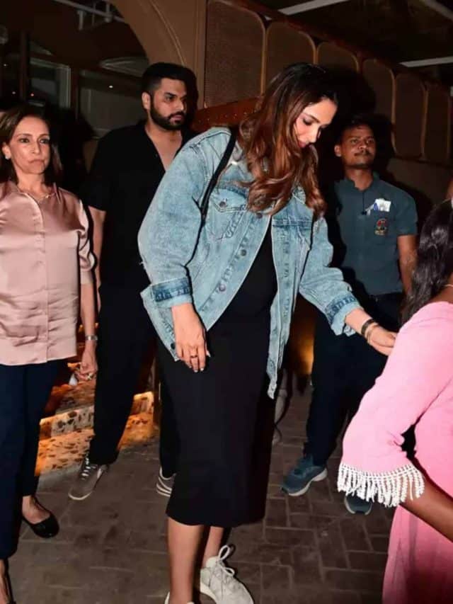 Deepika Padukone Steps Out Again, Flaunting Her Baby Bump - Masala