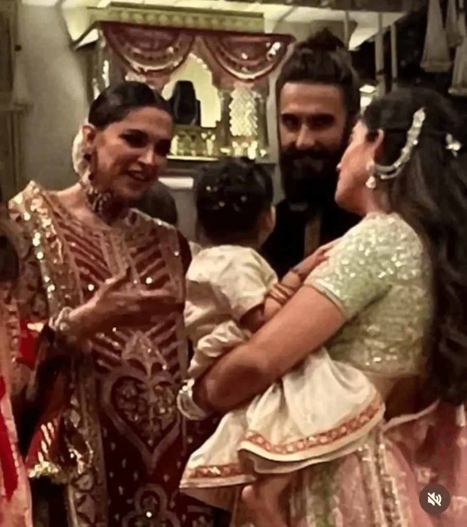 WATCH: Deepika Padukone-Ranveer Singh's adorable interaction with Isha Ambani's baby girl