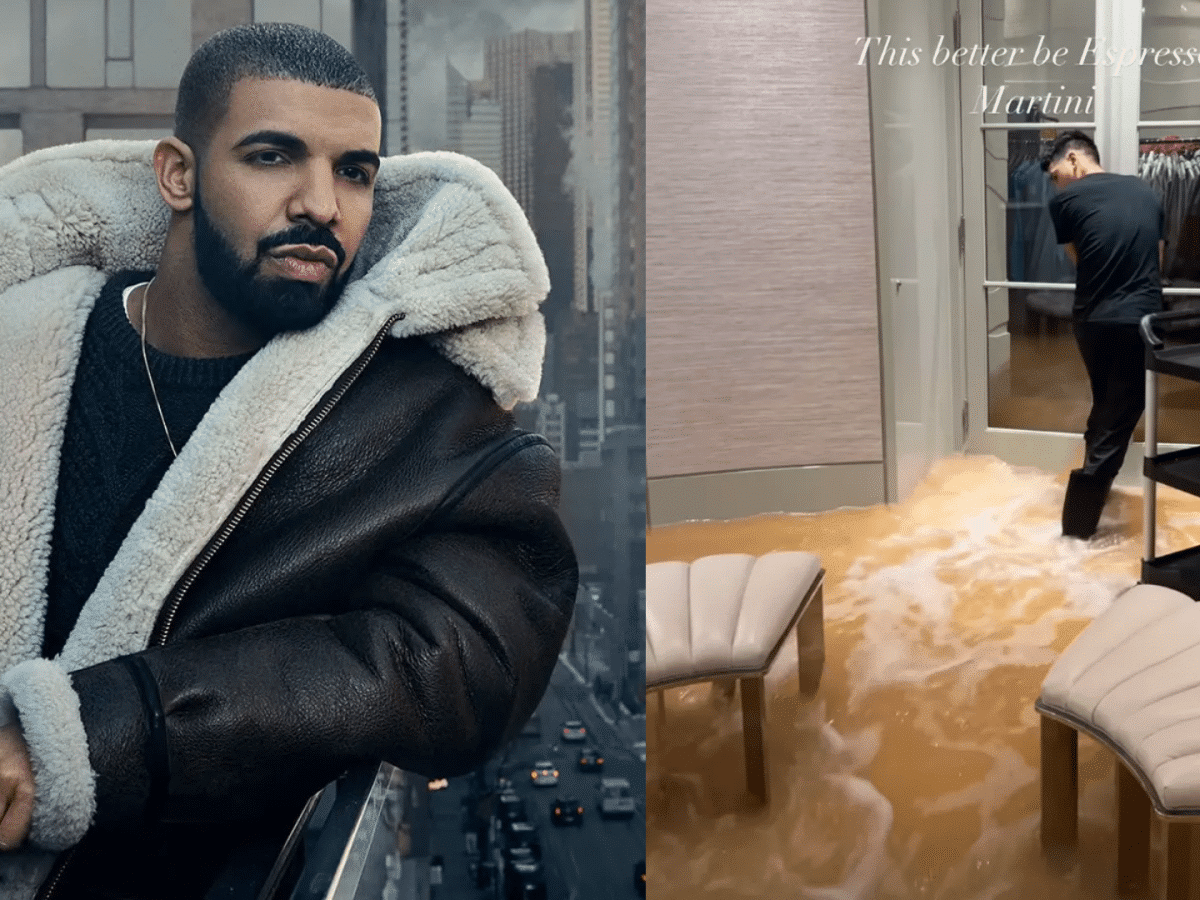 Drake shares video of flooding at his Toronto mansion; WATCH