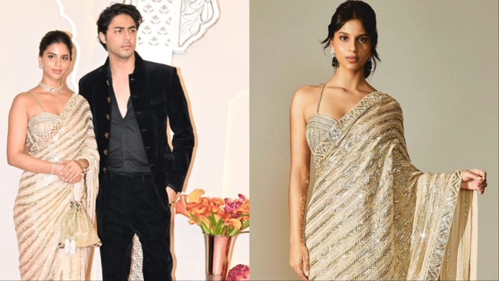 DYK Suhana Khan's STUNNING Ambani wedding lehenga took 90 days to make ...