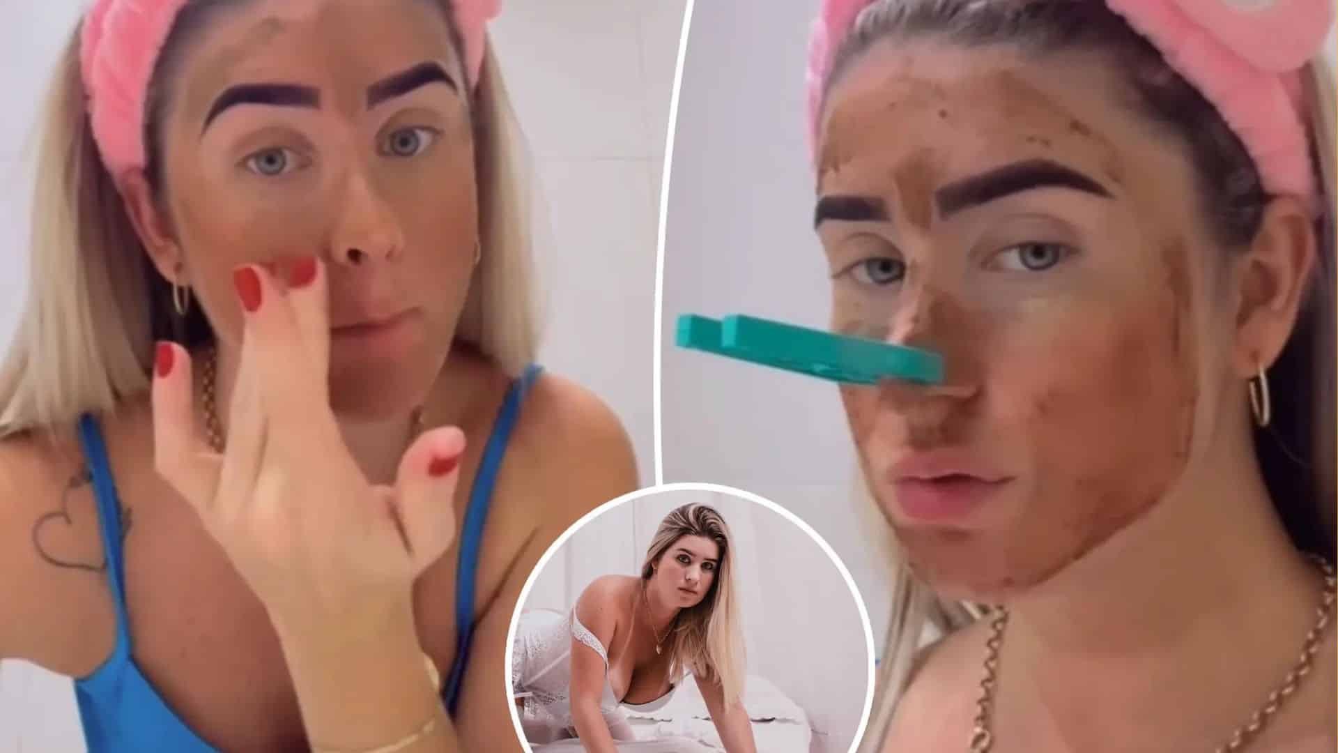 Brazilian influencer Debora Peixoto applies her own poop as face mask in  viral video leaving netizens in disbelief, one calls her Shitfluencer