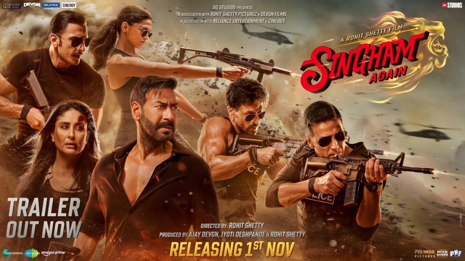 Excitement Builds for Singham Again with Mega Stars, but Is There a Threat?