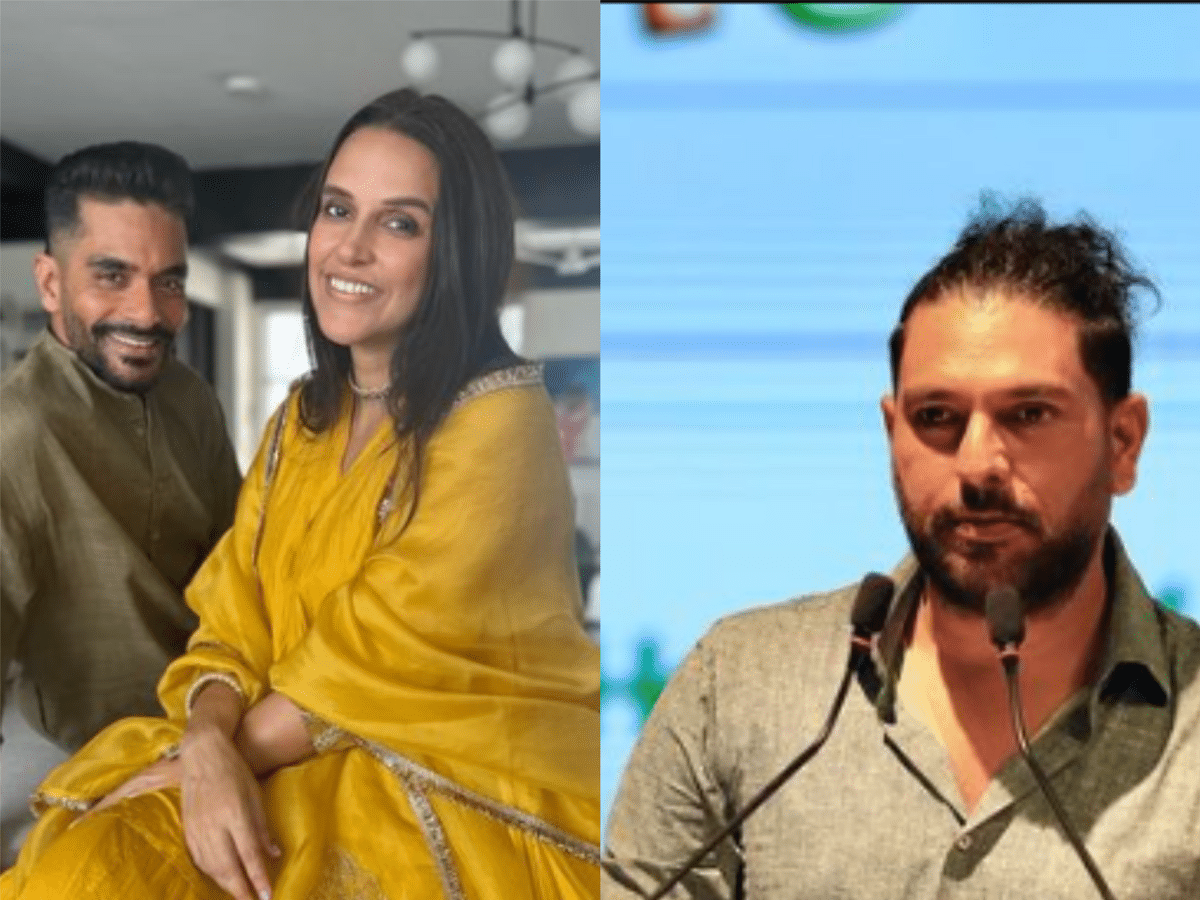 When Neha Dhupia & Angad Bedi's hush-hush wedding in 2018 upset Yuvraj ...